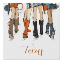 Texas Dam Mode Cowboy Boots Burnt Orange