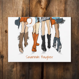 Texas Dammodet Cowboy Boots Bränd Orange Inbjudningar