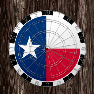 Texas Dartboard USA & Texas Flagga / speltavla Darttavla