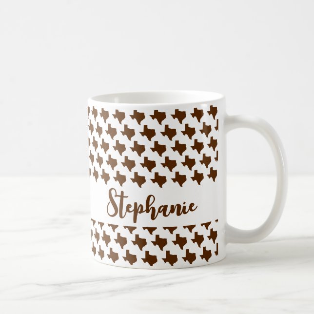 Texas, delstaten Texas, Brown Kaffemugg (Höger)