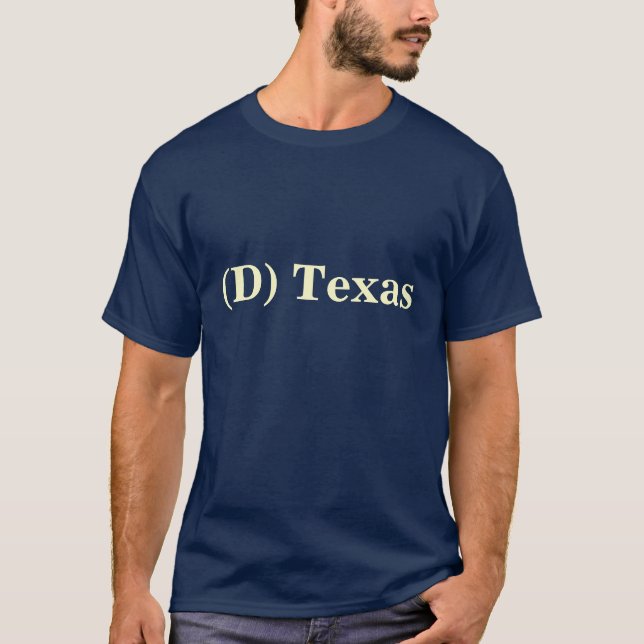 Texas demokrat tee (Framsida)