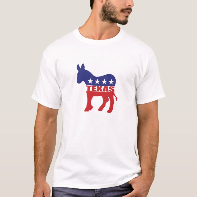 Texas demokratåsna tee (Framsida)