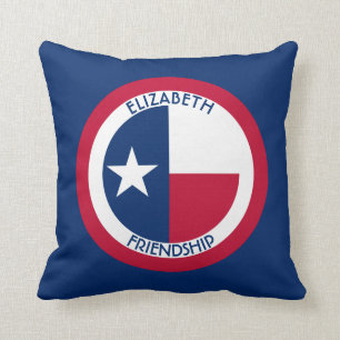 Texas den Lone stjärnapersonligflagga Kudde