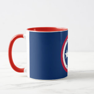 Texas den Lone stjärnapersonligflagga Mugg
