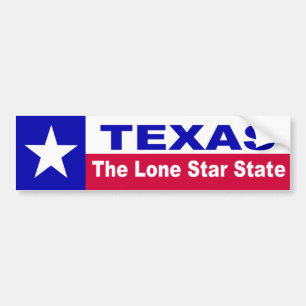 TEXAS den statliga Lone stjärnan Bildekal