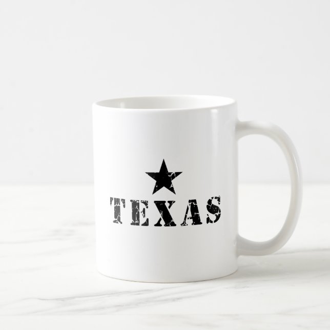 Texas den statliga Lone stjärnan Kaffemugg (Höger)