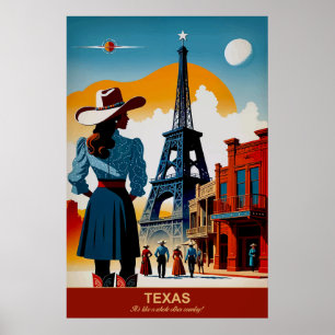 Texas: Det är som en hel annan land Poster