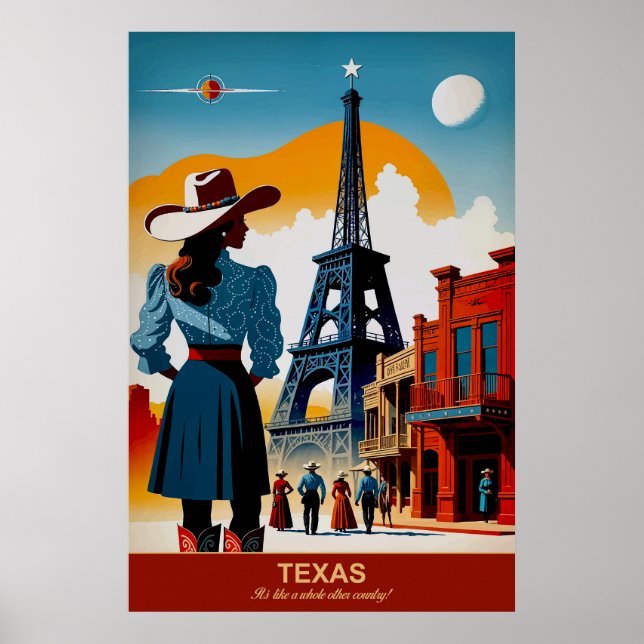 Texas: Det är som en hel annan land Poster (Framsidan)