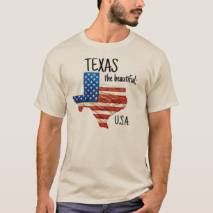 TEXAS det vackra USA T Shirt
