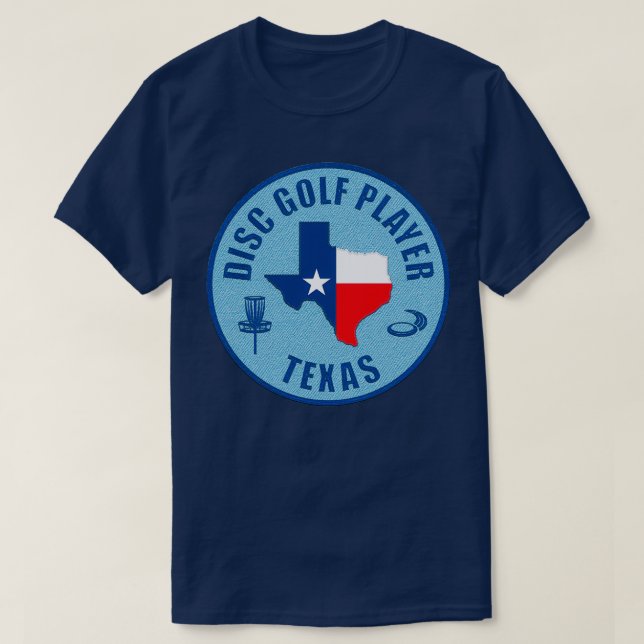 Texas Disk Golf 2 T Shirt (Design framsida)