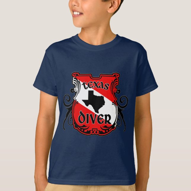 Texas Diver Tee Shirt (Framsida)