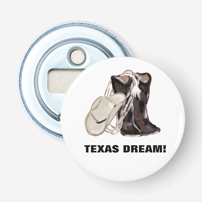 TEXAS DREAM! FLASKÖPPNARE (Framsidan)