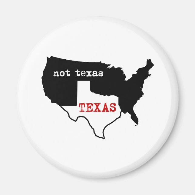 Texas / Ej Texas Magnet (Framsidan)