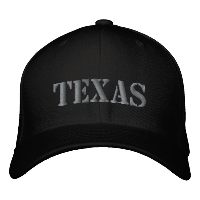 Texas Embroized Hat Broderad Keps (Framsida)
