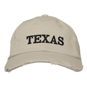 Texas Embroized Hat Broderad Keps