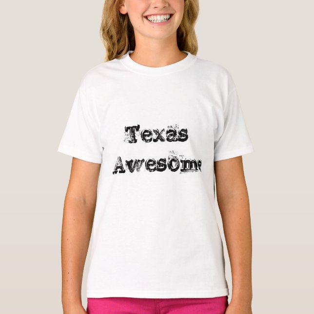 Texas enorma citationsteckenmanar T-tröja T Shirt (Framsida)