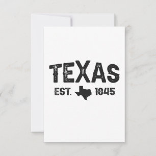 Texas Est 1845 American State Patriotic Gift Tack Kort