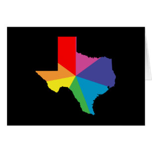 texas färg sprängning OBS kort