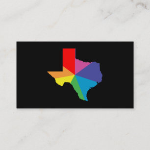 texas färg sprängning visitkort