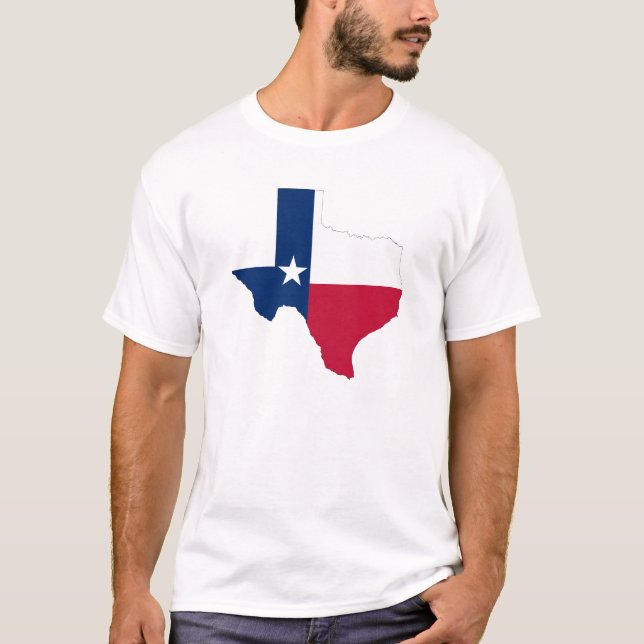Texas Färg T Shirt (Framsida)