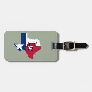 Texas Fishing Bagagebricka