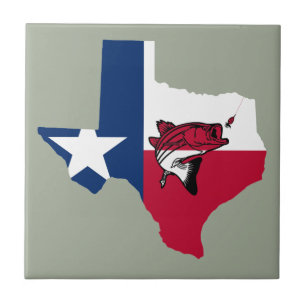Texas Fishing Kakelplatta