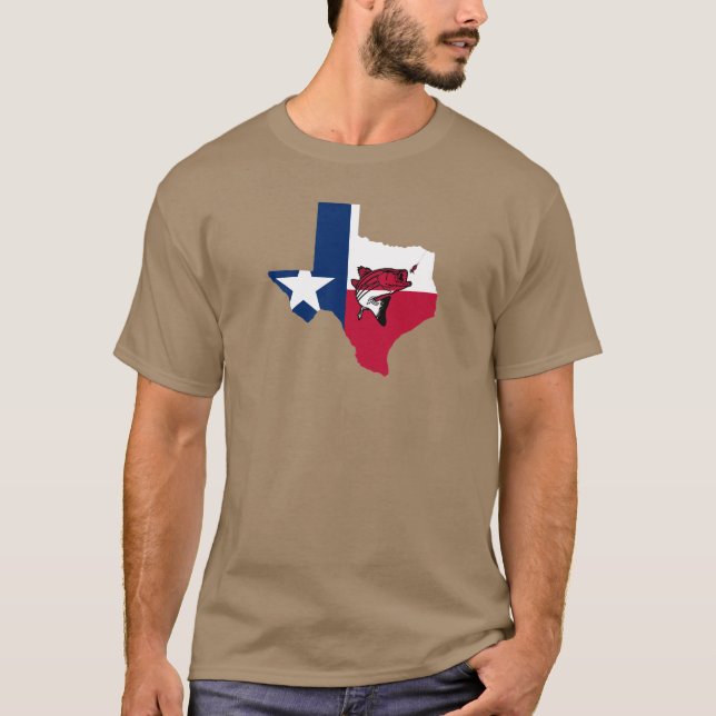 Texas Fishing Tee Shirt (Framsida)