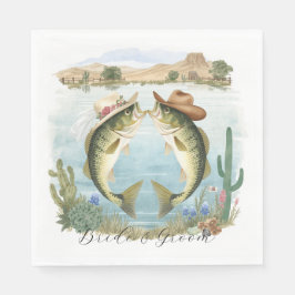 Texas Fiske Bröllop Pappersservett