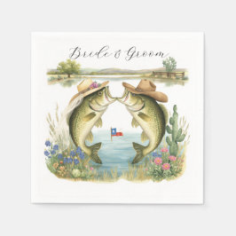 Texas Fiske Bröllop Pappersservett