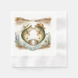 Texas Fiske Bröllop Pappersservett