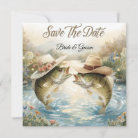 Texas Fiske Bröllop Save the Date