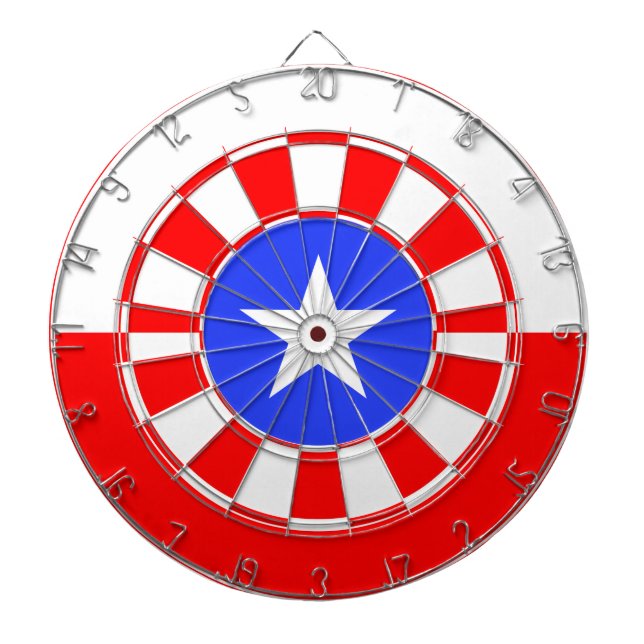 Texas flag dartboard darttavla (Framsidan)