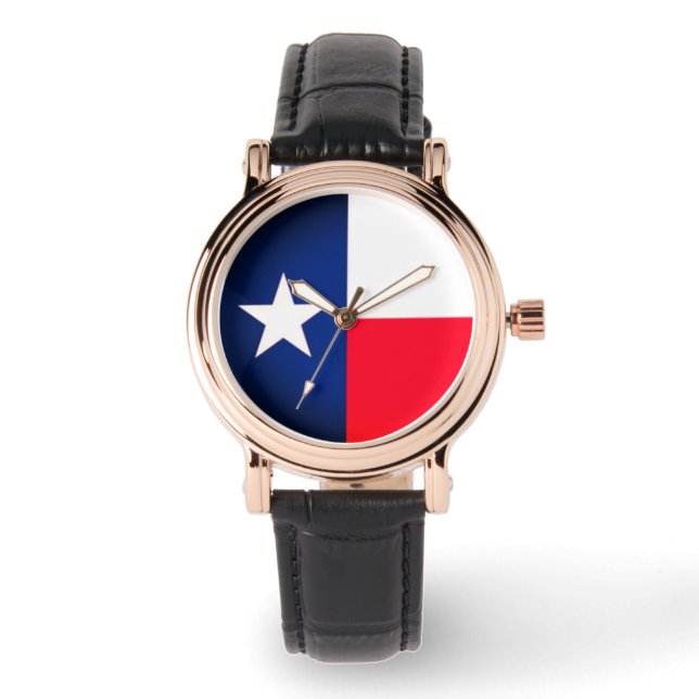 Texas Flag Watch Armbandsur (Framsida)