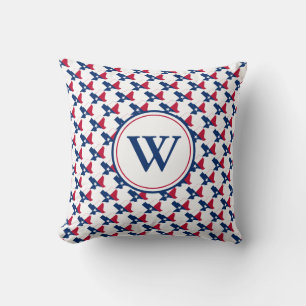 TEXAS Flagga Anpassningsbar Monogram Kudde