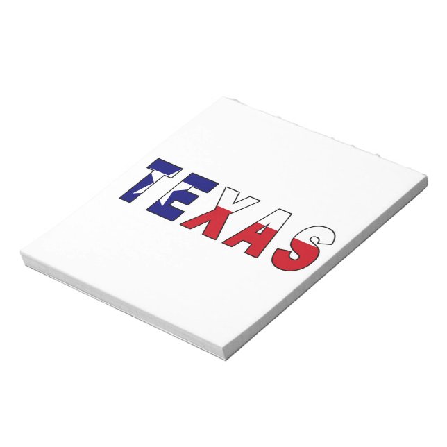 Texas Flagga Anteckningsblock (Roterad)