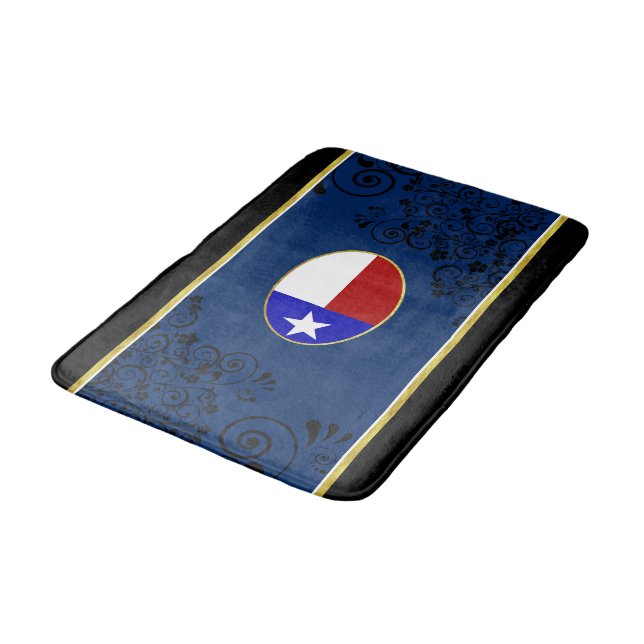 Texas flagga badrumsmatta (Vinklad)