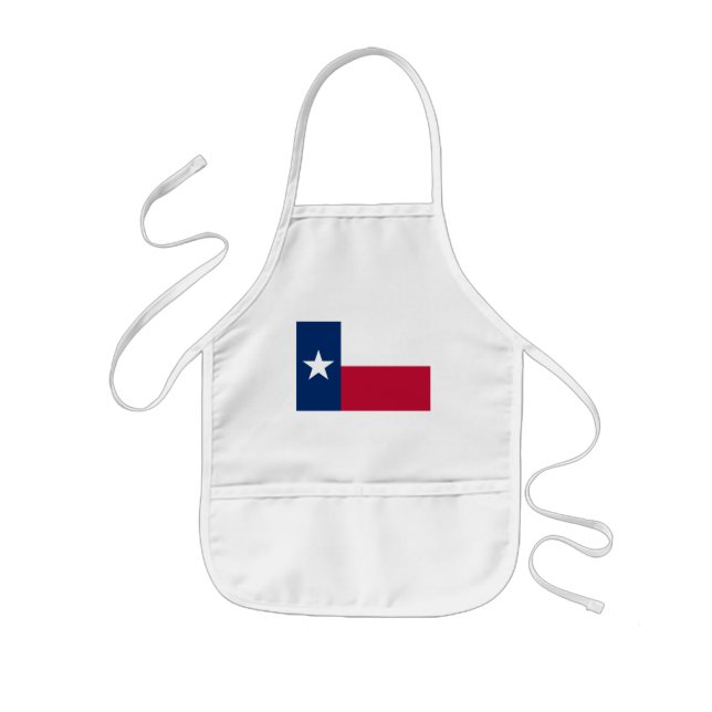 Texas flagga barnförkläde (Framsidan)