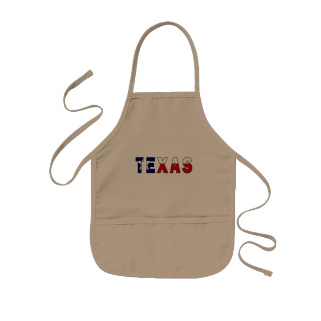 Texas Flagga Barnförkläde (Framsidan)