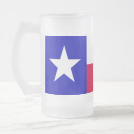 Texas Flagga Beer Mugg