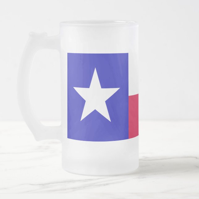 Texas Flagga Beer Mugg (Vänster)