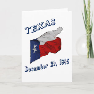 TEXAS FLAGGA & BIRTHDAY KORT