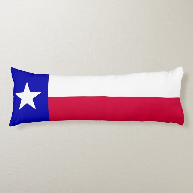Texas Flagga Body Pillow Kroppskudde (Framsidan)