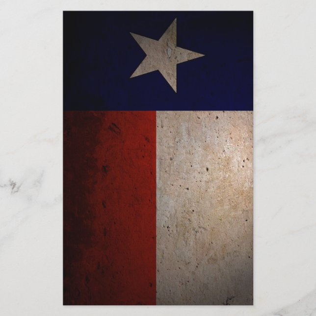 Texas flagga brevpapper (Framsida)