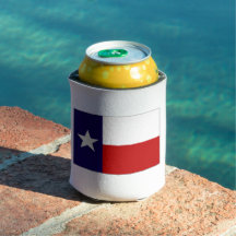 Texas Flagga Can Cooler
