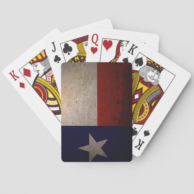 Texas flagga casinokort (Baksidan)