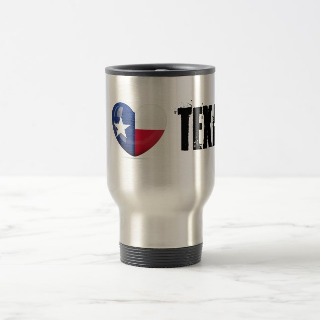 Texas Flagga Cutout Resemugg (Center)