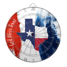 Texas Flagga Dart Board