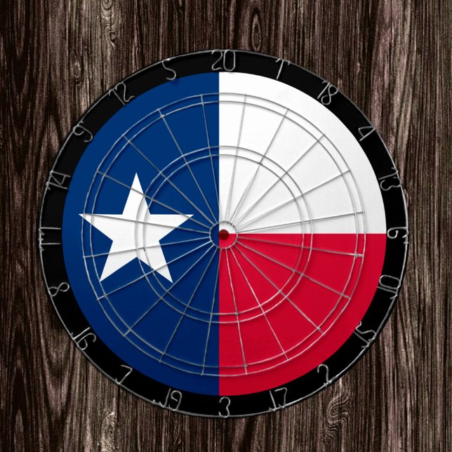 Texas Flagga Dartboard & Texas / USA-spelkort Darttavla (Skapare uppladdad)