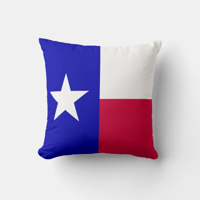 Texas Flagga - Dekorativ kudde (Framsida)