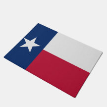 Texas Flagga Door Mat